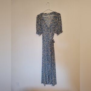 NATURAL LIFE Blue Floral Maxi Dress